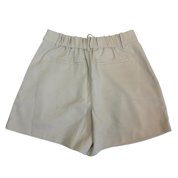 NWT Quince Khaki Pleated Shorts 4 - Picture 3 of 5